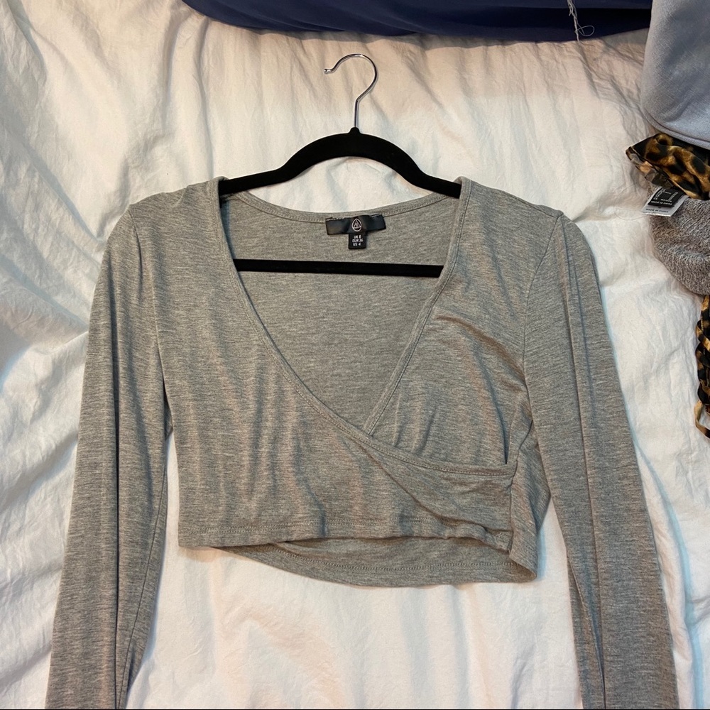 Gray long sleeve